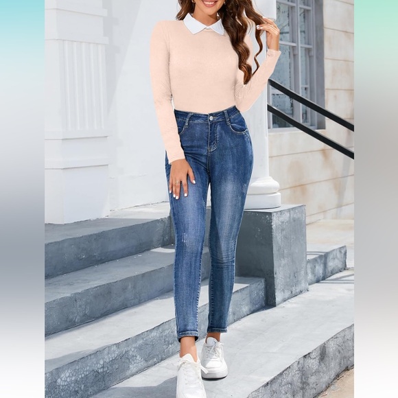 Contrast collared bodysuit - Picture 5 of 5